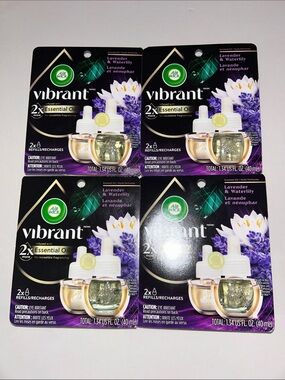 Vibrant Lavender & Waterlily Air Freshener Refills - Set of 4